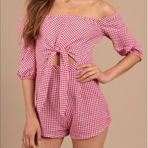 Tobi Off the shoulder Romper